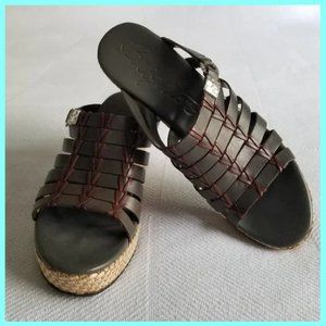 Brighton "Denali" Slip-On Sandals Sz 7.5M